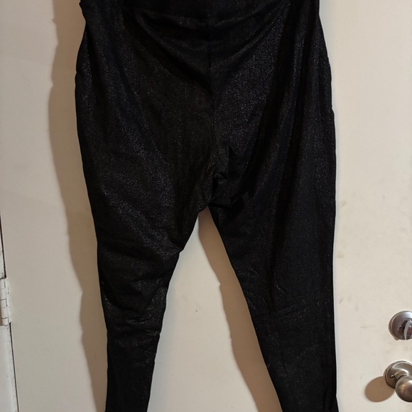 Torrid 3X Black Sparkle Leggings - Picture 2 of 3